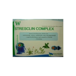 SUN WAVE PHARMA Stresclin Complex 60 Capsule Detalii Produs