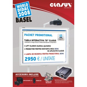Vand pachet interactiv pentru scoli
