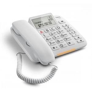 Gigaset Telefon fix cu fir DL380, Caller ID, LCD (Alb)