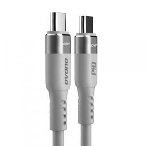 DUDAO Cablu de date LC5MAX o 100W PD de tip c la tip c 1m gri