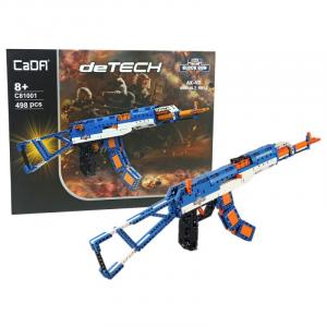 LeanToys Set constructie mitraliera AK47, pentru copii, 498 piese 9237