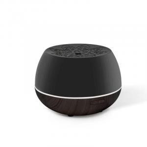 Bewello Difuzor de aroma-fototerapie, 160 ml, lumina LED multicolora, Negru