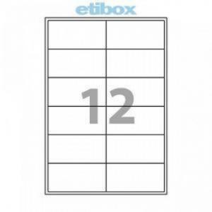 ETIBOX ETICHETE AUTOADEZIVE 12/A4, 100 COLI