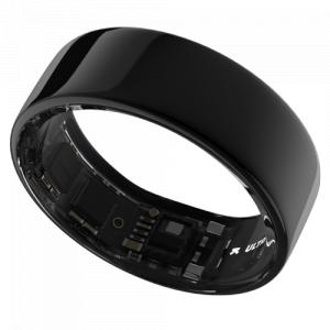 Ultrahuman Smart Ring Ring Air UHRA-AA-08, Bluetooth BLE5, HRV, VO2 Max, Android/iOS, Monitorizare ritm cardiac, Saturatie Oxigen, Autonomie 6 zile, 18.82 mm (Negru)