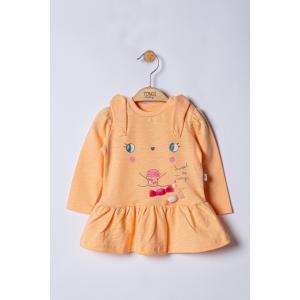 BabyJem Rochita sweets pentru fetite, tongs baby (marime: 18-24 luni, culoare: somon)