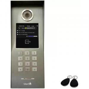Mentor Post exterior Interfon Video IP pt scara de bloc wireless WiFi IP65 2MP 4.3 inch HD IR POE SY090