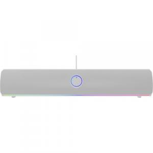 Genius Soundbar Genesis Helium 312BT, 10W, Bluetooth (Alb)