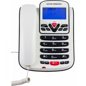 mescomp Telefon fix cu fir FABIAN gri-negru