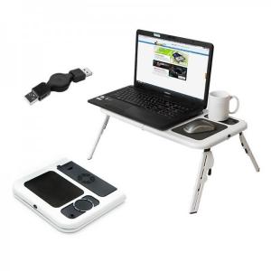 Apple Masa laptop E-Table, 2 ventilatoare, USB Mania