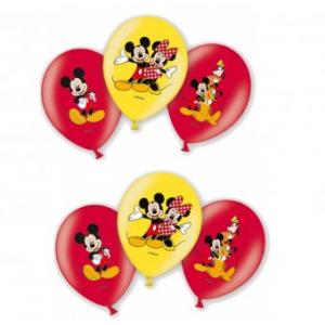 BALLOONS4PARTY Set 6 Baloane latex Mickey 27.5 cm
