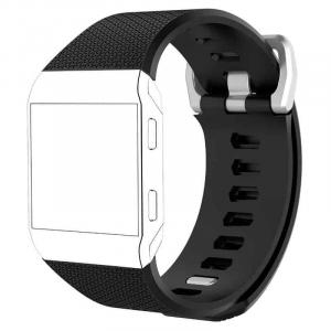 Edman Bratara siliconica pentru Fitbit Ionic, marimea S, Negru