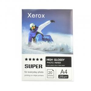 Xerox Inkjet Hartie foto Xerox A4 215g High Glossy, 20 coli