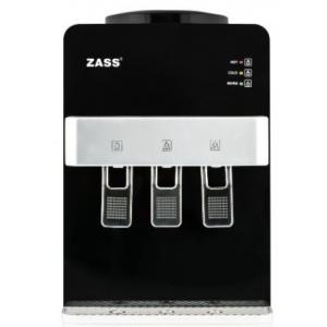 Zass Dozator apa de birou ZTWD 14C cu compresor, Putere incalzire 550W, putere racire 90W, functional cu bidoane de apa 11 l si 19 l (Negru)