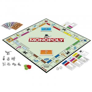 Hasbro Joc de societate Monopoly Clasic Original, 2-6 jucatori, 8 ani+