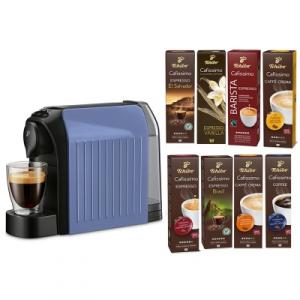 Tchibo Espressor Cafissimo Easy Light Blueberry + Set capsule cafea Cafissimo Starter Pack Max 8 cutii/set PCKTC603138