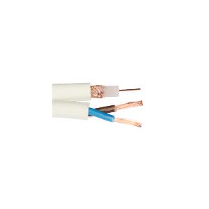 Cablu Coaxial Rg 59 Cu Alimentare 2 X 0 75 Negru Cel Mai Bun Pret