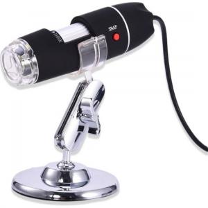 xrec Microscop digital, USB 3.0, 2MP, 1600x, Negru