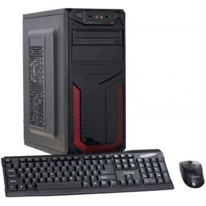 Interlink Calculator Sistem PC (Procesor Intel® Core™ i5-4570s (6M Cache, up to 3.60 GHz), Haswell, 4GB DDR3, 500GB HDD, DVD-RW, Cadou Tastatura + Mouse, Negru)