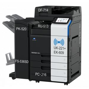 KONICA MINOLTA bizhub C360i + DF-714 DADF, RU-513, FS-539SD, PK-524, UK-221, EK-609, PC-216 (C17)