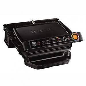 Tefal Grill electric OptiGrill+ GC 7148 2000W, 6 programe automate de gatit, Senzor automat pentru gatit, Placi detasabile, Negru