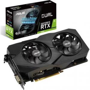 asus Placa video Dual GeForce RTX™ 2060 OC edition EVO, 6GB, GDDR6, 192-bit