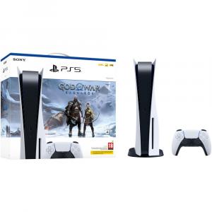 Sony Consola PlayStation 5 825GB + Joc PS5 God of War Ragnarok + Joc PS5 Uncharted Legacy of Thieves Collection + PSCard 100 RON