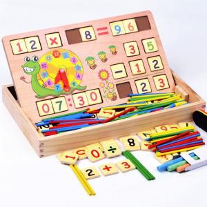 OEM Tabla multifunctionala cu operatiuni matematice , bete si ceas, montessori , varianta mare , 35 cm