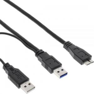 inline Accesoriu pentru imprimanta 2x USB-A microUSB negru (35410Y)