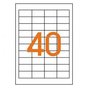 ETIBOX ETICHETE AUTOADEZIVE 40/A4, 100 COLI