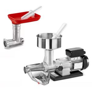 Tre Spade Italy Pachet Masina de Tocat Rosii Rosii Electrica din Inox Nr 3, Tre Spade - Italia + Accesoriu pentru Tocat Carne