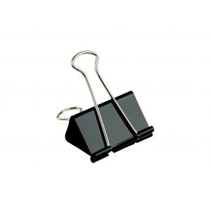 Clipsuri metalice 41 mm, negru, 12 bucati/cutie