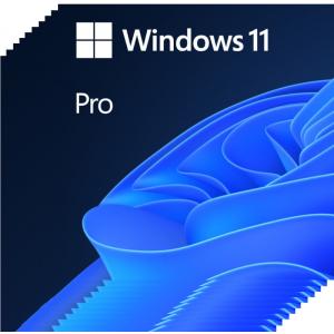 Microsoft (Cu prezentare video) Pachet Special Windows 11 Pro - 10 Licente Retail