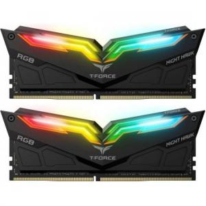 team group elite Memorie Team Group T-Force NIGHT HAWK RGB DDR4, 16GB(2x8GB), 3200 mhz, CL16-18-18-38, 1.35V, Negru