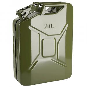 OEM Canistra Combustibil 20L din Metal pentru Motorina sau Benzina, Culoare Verde Militar