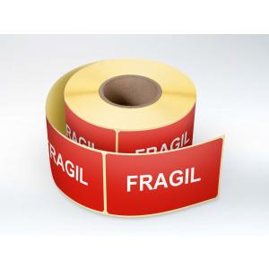 Label Print Etichete personalizate, FRAGIL, 30x60 mm, 1000 buc rola