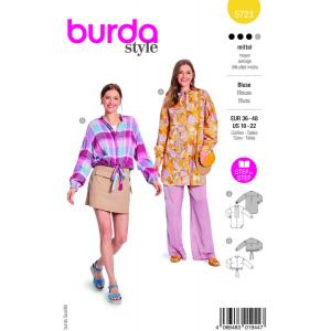 Burda Style Tipar de croitorie bluza, in 2 variante, multi-masura 36-48 5723
