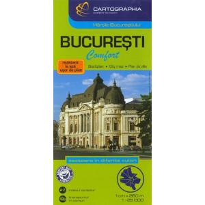 Cartographia Harta rutiera laminata Bucuresti |