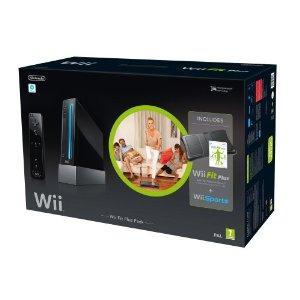 Nintendo Consola Wii (Black) cu Wii Fit Plus si Balance Board + Motion Plus Controller SH