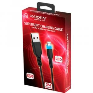 SUBSONIC Raiden PS4/Xbox One Supersoft Micro U Incărcător cablu