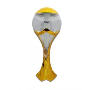 Halber Dozator cu racitor, Capacitate 3 l, Rezervor interior pentru gheata, Auriu