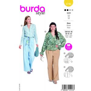 Burda Style Tipar de croitorie bluza in 2 variante, multi-masura 36-48 5746