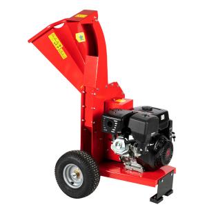 Micul Fermier Tocator pentru crengi, Ø100mm, motor benzina 15CP, pornire electrica, alimentare orizontala, pentru rumegus