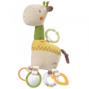 Fehn Centru de activitati, model Girafa, zornaitoare inclusa, 0 luni+