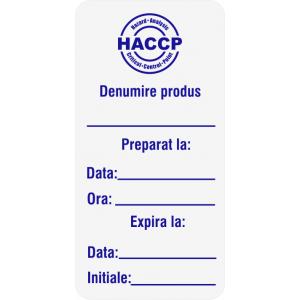 Label Print Etichete personalizate, HACCP 30x60 mm, 1000 buc rola