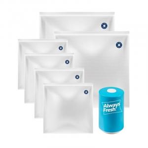 shopU Mini aparat de vidat Always Fresh, 2 pungi mari, 4 pungute incluse
