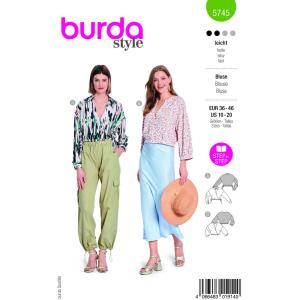 Burda Style Tipar de croitorie bluza in 2 variante, multi-masura 36-46 5745