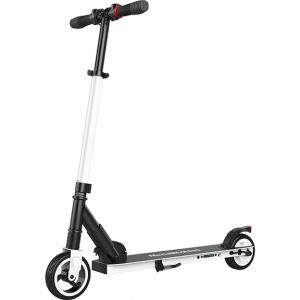 MegaWheels Trotineta Electrica S1 Pentru Copii Negru Alb