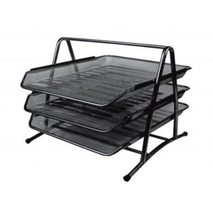 Set 3 tavite metalice suprapozabile, negru