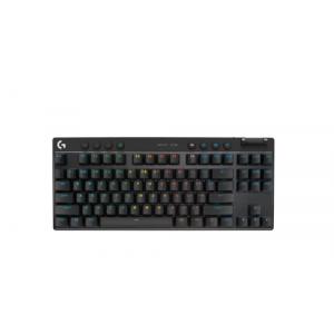 Logitech Tastatura Gaming G PRO X TKL Lightspeed, Wireless 2.4 Ghz, Bluetooth, iluminare RGB (Negru)