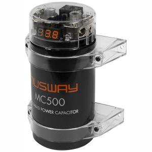Musway Condensator auto MC500, 0.5 Farad, bloc de distributie integrat